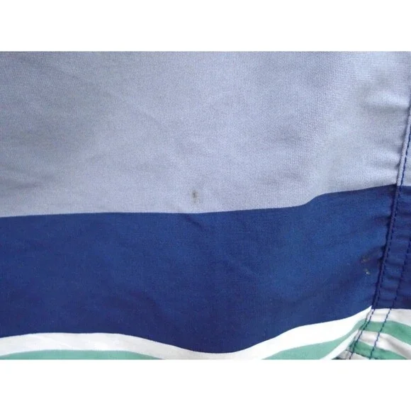 Patagonia Wavefarer Boardshort Fitz Stripe Navy Blue Mens Size 32 Beach Outdoors - Picture 5 of 6